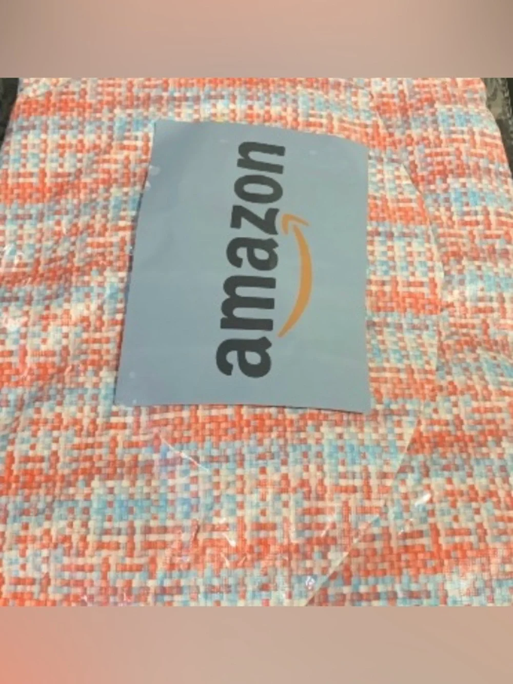 Waterproof Vinyl Tablecloth 36” ROUND - Orange Twill Weave